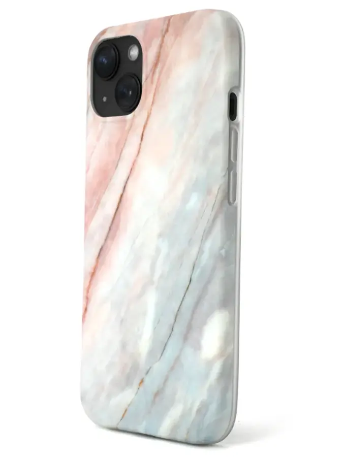 R2B iPhone 14 Hoesje Marmer + Screenprotector