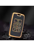 TPU Sleutelhoesje voor Landrover goud B5