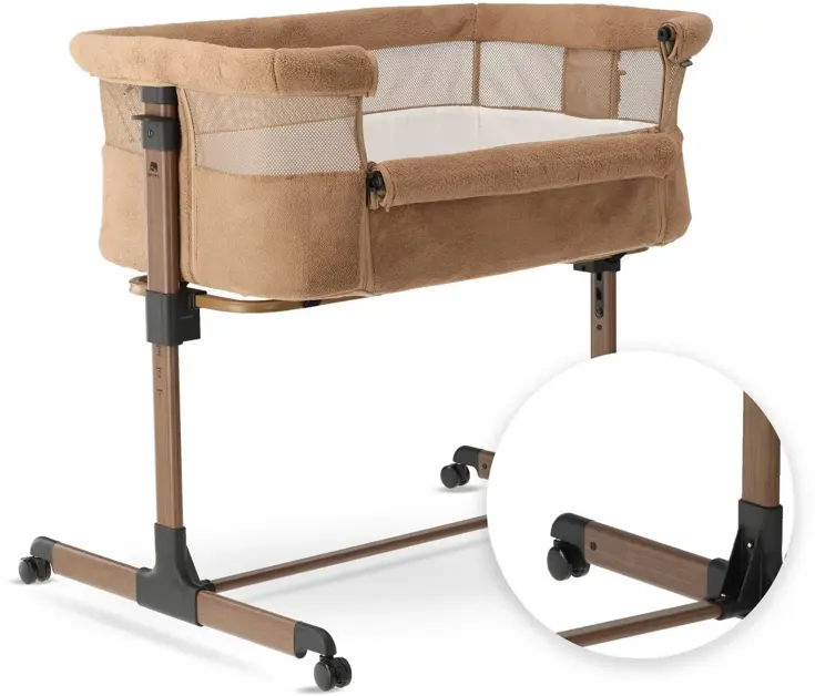 Snoozy Teddy Co Sleeper - Verstelbaar frame