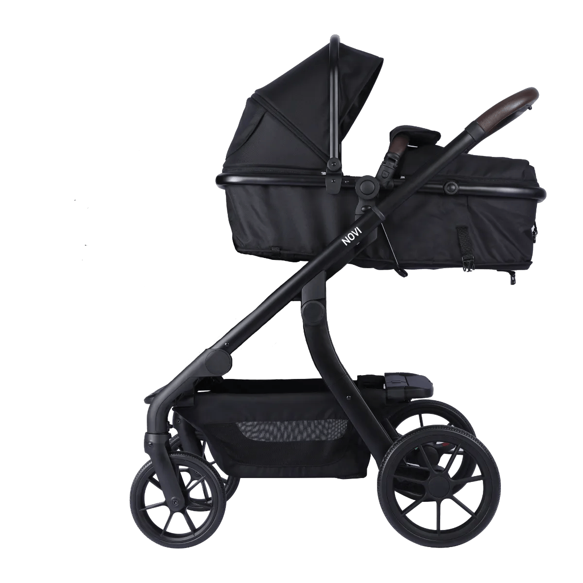 Duo Kinderwagen Kinderwagen Baby Evy Duo Stroller, Black, 2-in-1