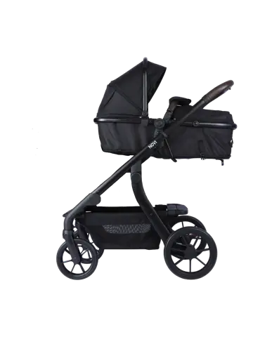 Kinderwagen Novi Pacific Premium Duo Solid Black