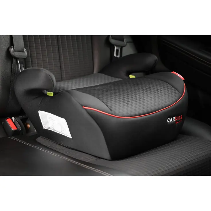 I-Size Zitverhoger Alex 125-150cm Zwart/Rood