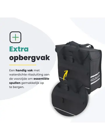 Voltano Enkele Shopper Fietstas 17 L