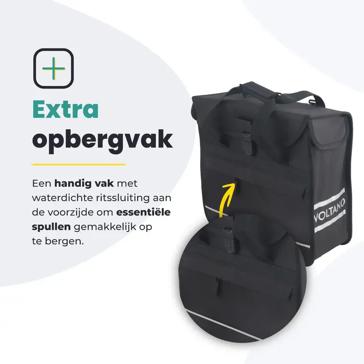 Voltano Enkele Shopper Fietstas 17 L