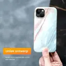 R2B iPhone 14 Hoesje Marmer + Screenprotector