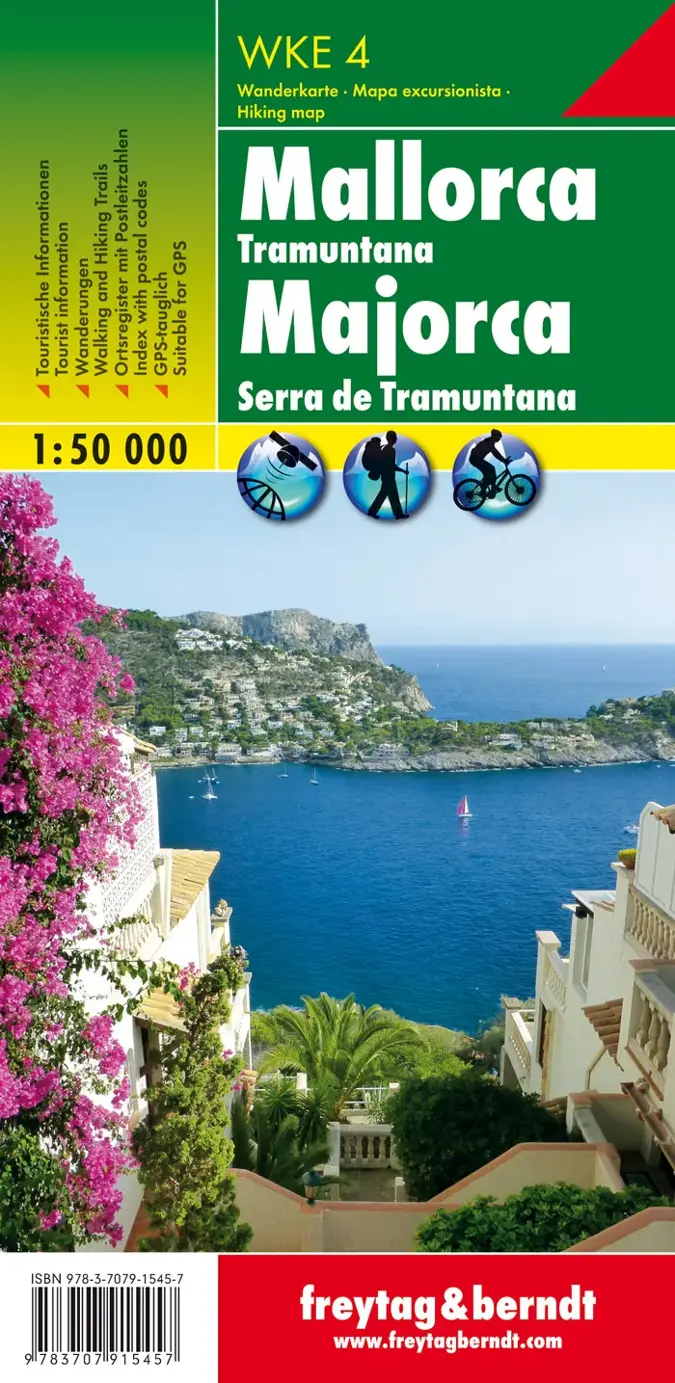 F&B Wandelkaart WKE4 Mallorca - Tramuntana
