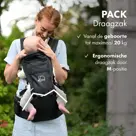 Pack Luxe draagzak + Opbergvakjes - Deryan