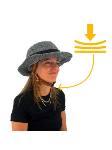 Vizorz SwitchCap fietshelm - Grey woolly stylish