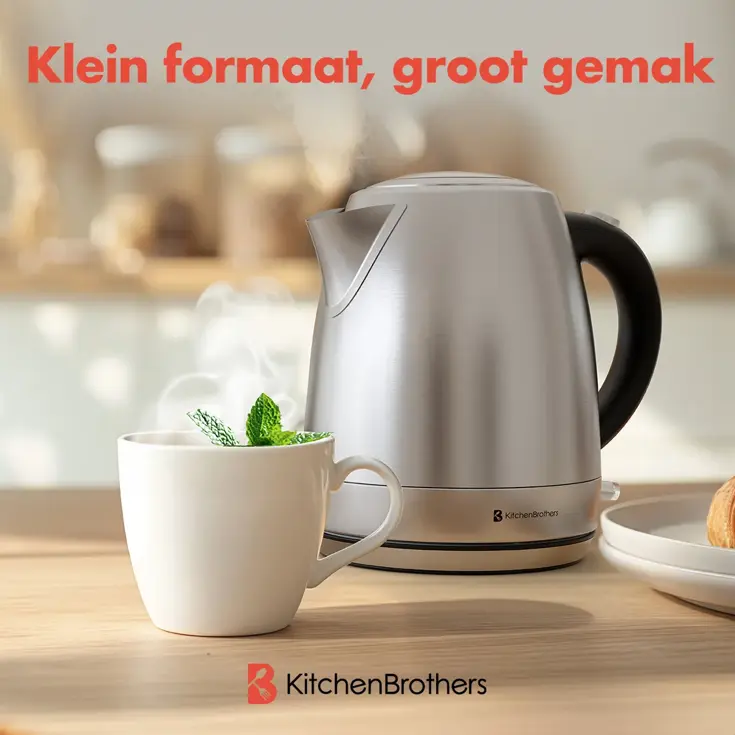 Waterkoker – 1L – RVS