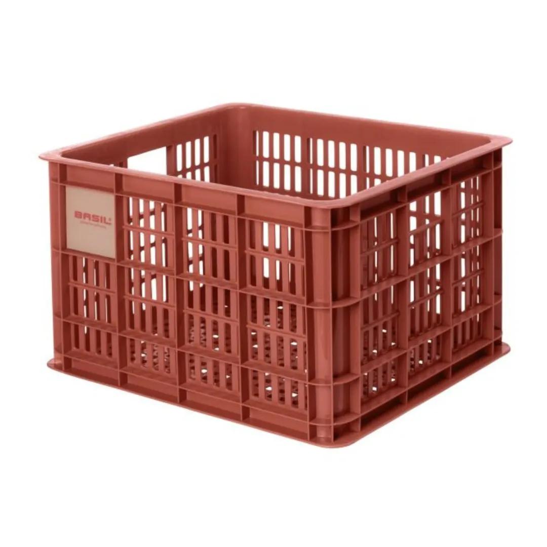 Basil  Gerecyclede fietskrat Crate M  Rood main product image