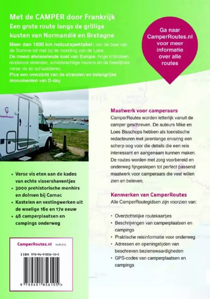 Met de Camper door Frankrijk - Kustroute Normandië & Bretagne