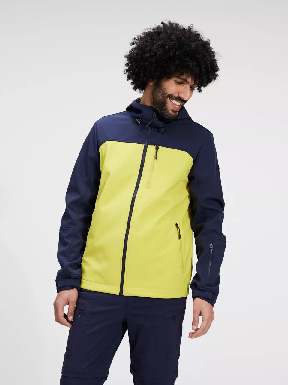 ANWB  Kaled  Jas Heren  Softshell  Geel   S main product image