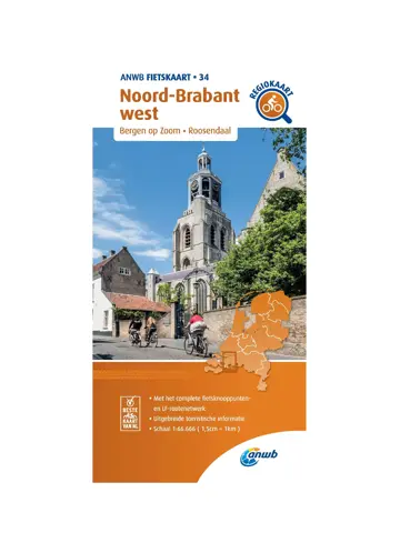 ANWB Fietskaart 34 - Noord-Brabant West