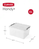 Curver Handy+ Opbergbox - 35L - 3 stuks