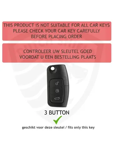 TPU Sleutelhoesje voor Ford goud G3