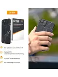 R2B iPhone 15 Hoesje Marmer + Screenprotector
