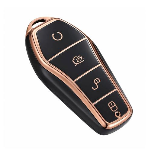 TPU Sleutelhoesje voor BYD goud D4