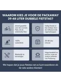 Fietstas Rolltop - Dubbel - Waterdicht