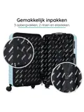 Reiskoffer L ABS 95L met TSA-slot en 360° wielen
