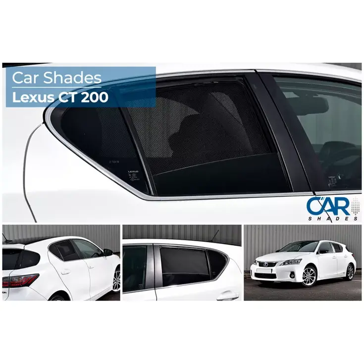 Lexus CT200H 2011- Zonneschermen achterportieren - Car Shades