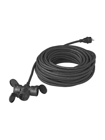 ProPlus Stekkerdoos Schuko - 3-voudig - 20M