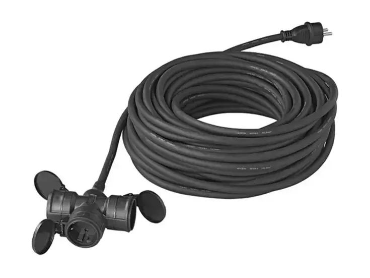 ProPlus Stekkerdoos Schuko - 3-voudig - 20M