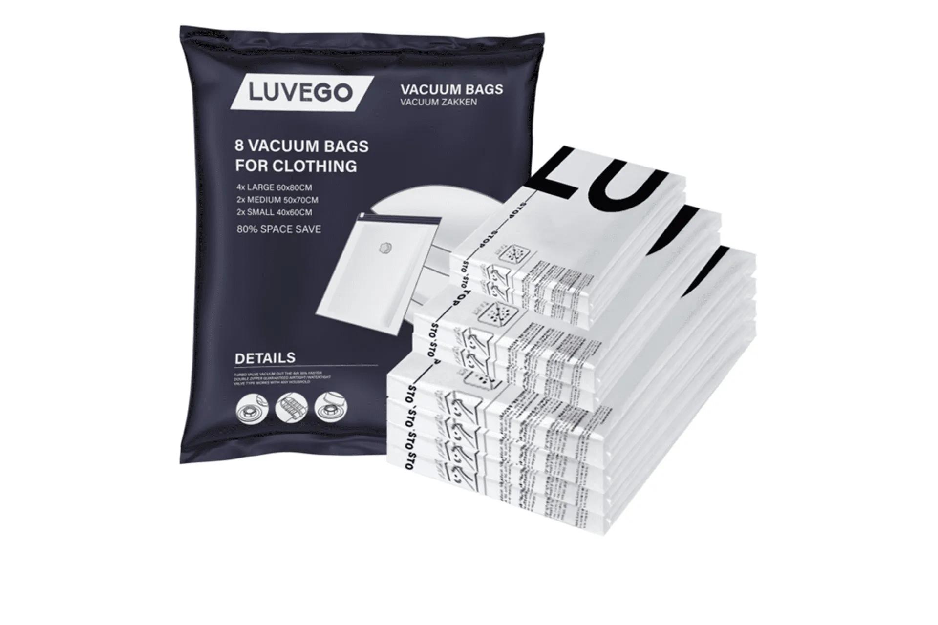 Luvego   Vacuümzakken voor Kleding  8-Pack main product image