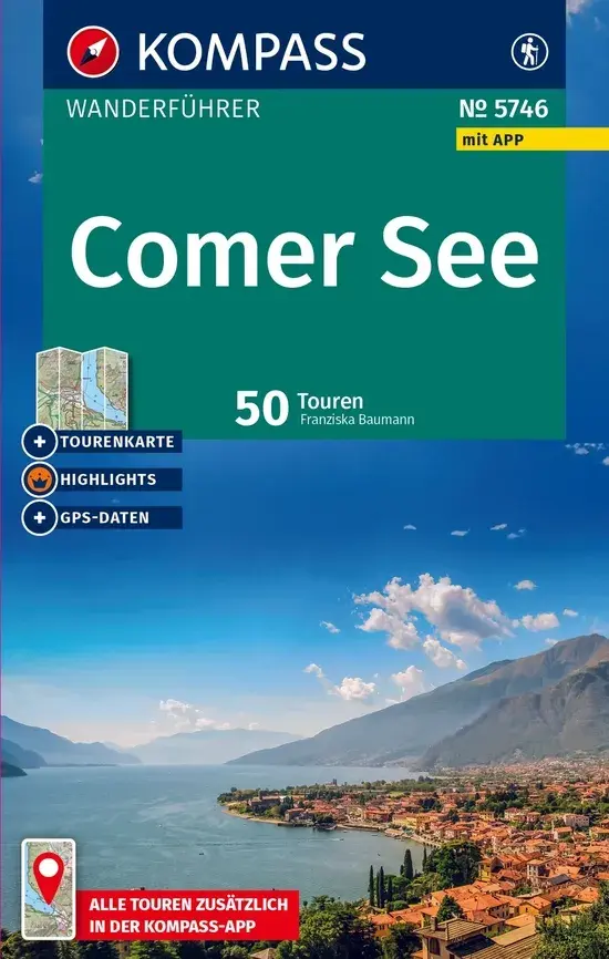 Wanderführer 5746 Comer See Comomeer
