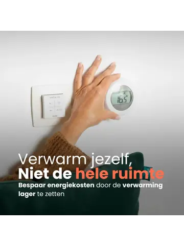 Qnuss Warmtekussen Fluweel 45x45