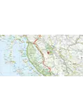 Wegenkaart Kroatië - Servië