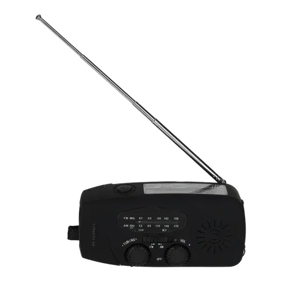 Noodradio Solar met FM/AM en verlichting