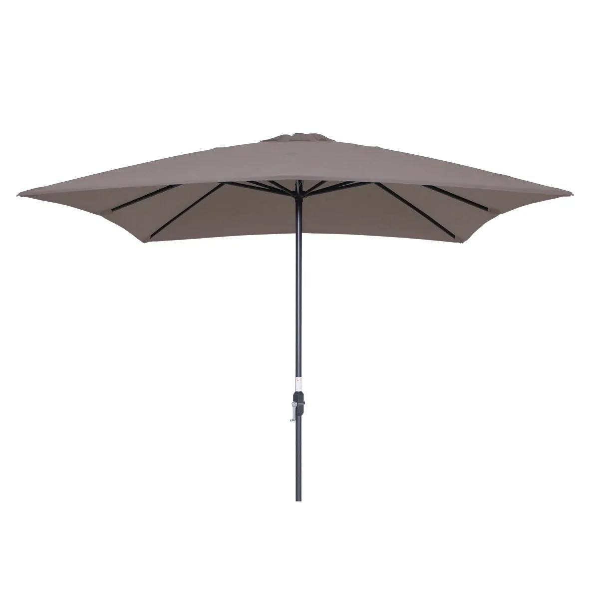 Garden Impressions Lotus 250x250 Stokparasol   Bruin