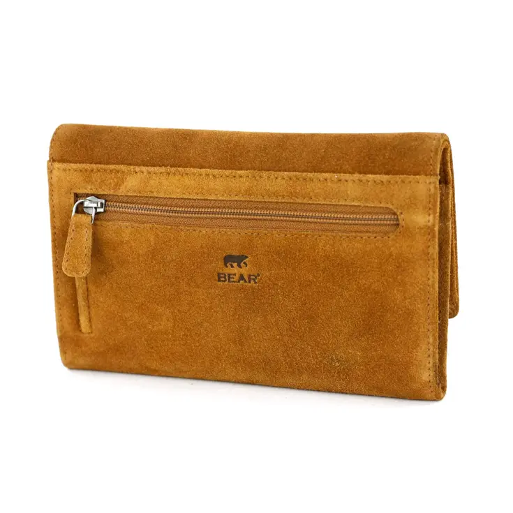 Sweety XL - Suede Leren Overslagportemonnee