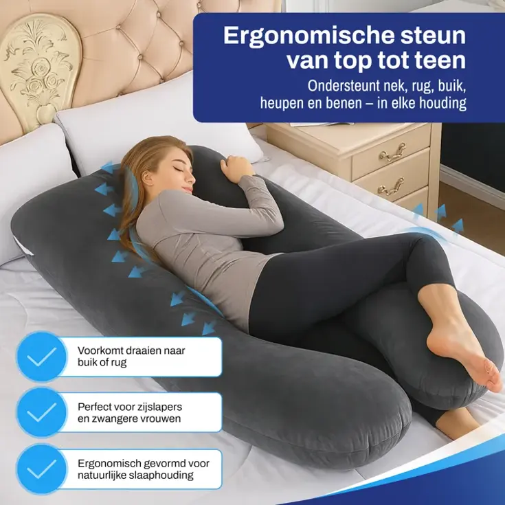 Zwangerschapskussen - Lichaamskussen - Sleeptight