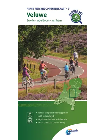 ANWB Knooppuntenkaart 9 Veluwe