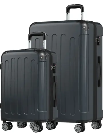 Kofferset – 2 Delig – 45L – Donkergrijs