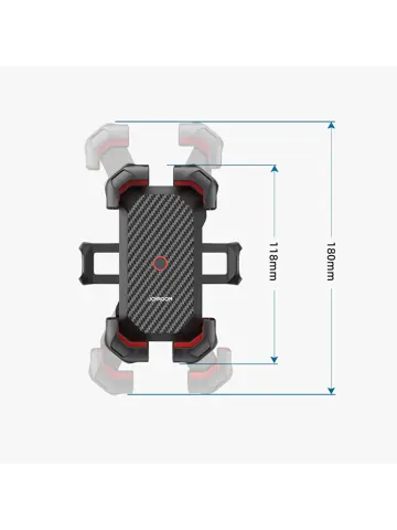Fietsstuur Houder - tot 7 inch - Joyroom