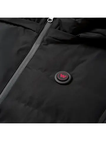 Infrarood Verwarmde Bodywarmer met Capuchon Heren