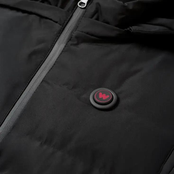 Infrarood Verwarmde Bodywarmer met Capuchon Heren