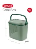 Curver Koelbox 32L - 49.6x26.8x40cm - Groen