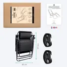 LifeGoods Opvouwbare Tuinstoel