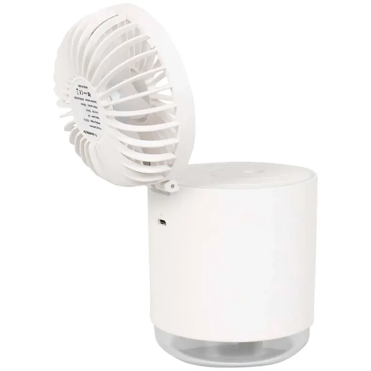 Ventilator met luchtbevochtiger