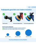 Polijst Pads - Polijstschijven - 18 Delig