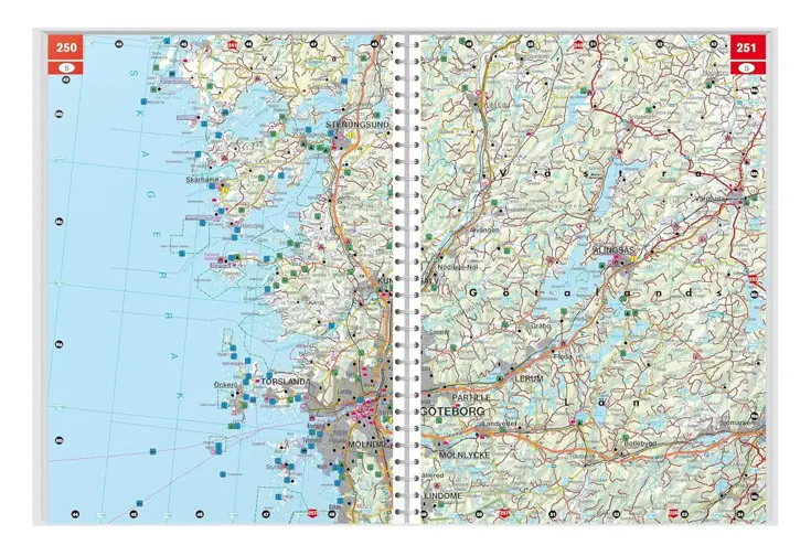 Wegenatlas Scandinavië