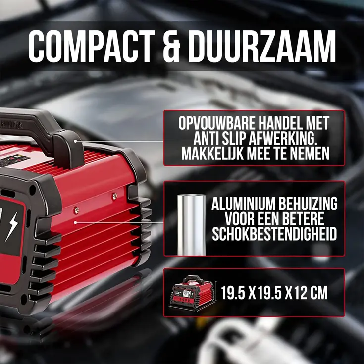 Industriele Acculader 12/24V - 5/10/25A