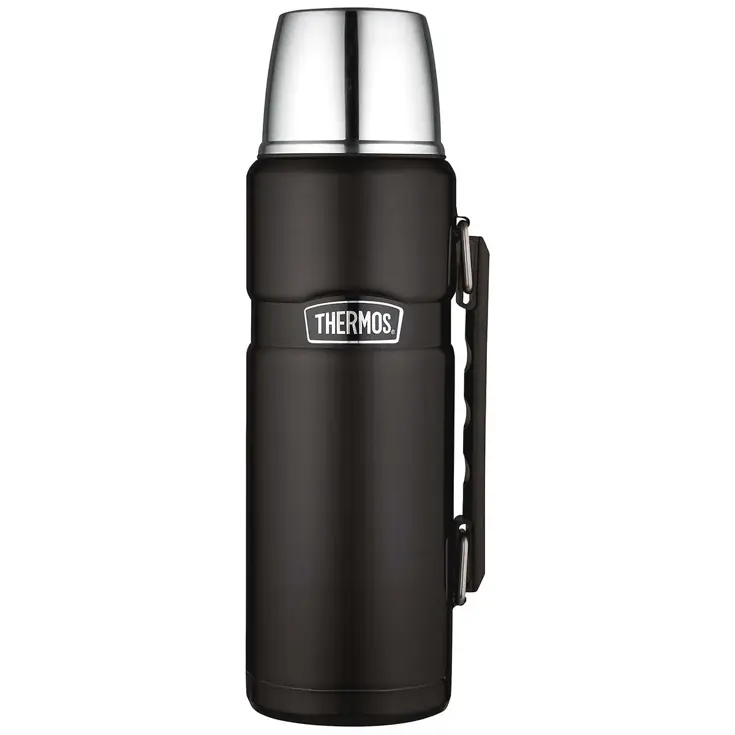 Thermos Isoleerfles King 1,2 Liter Zwart