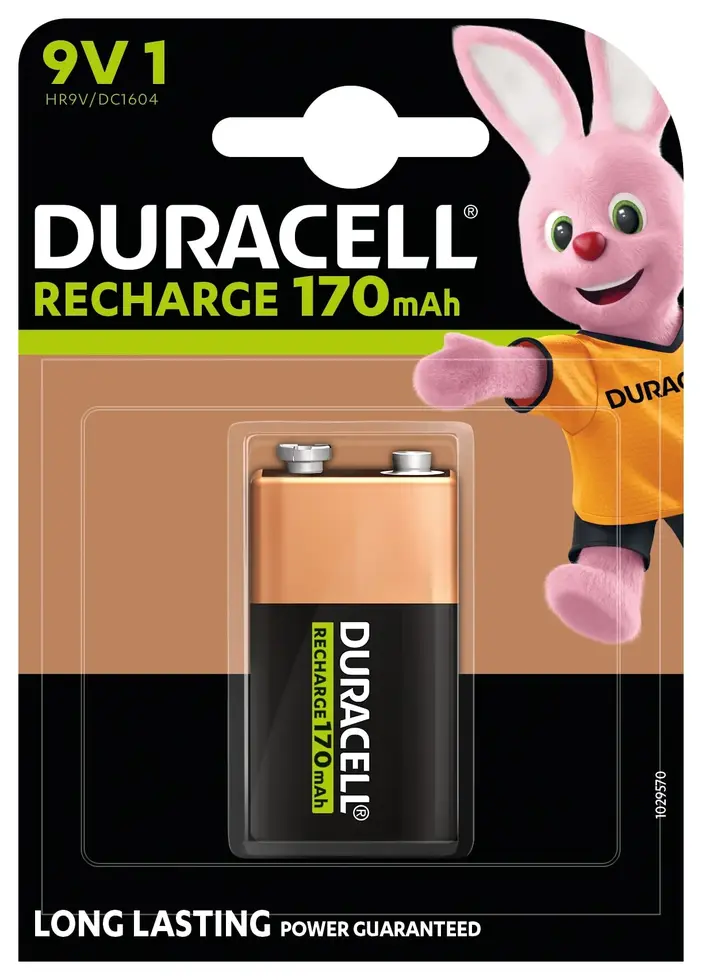 Oplaadbare Batterij Ultra 9V 1st.