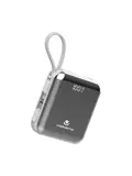 Powerbank 10.000 mAh met ingebouwde kabels