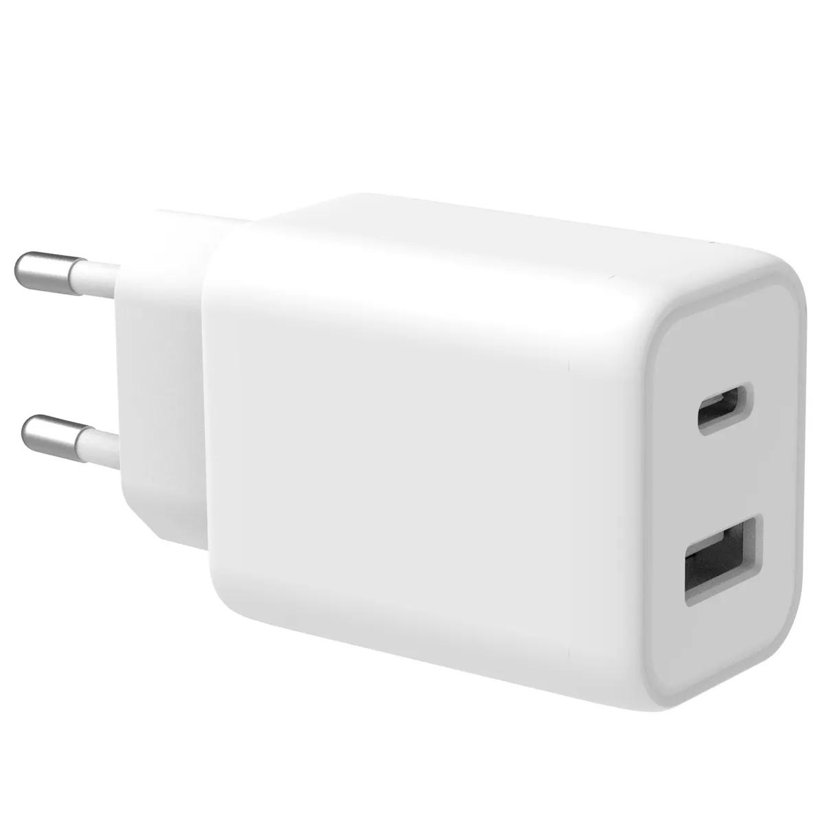 Accezz  Wall Charger USB-C en USB  33 Watt  Wit main product image