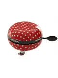 Basil Fietsbel Polkadot 80 Mm - Rood / Wit